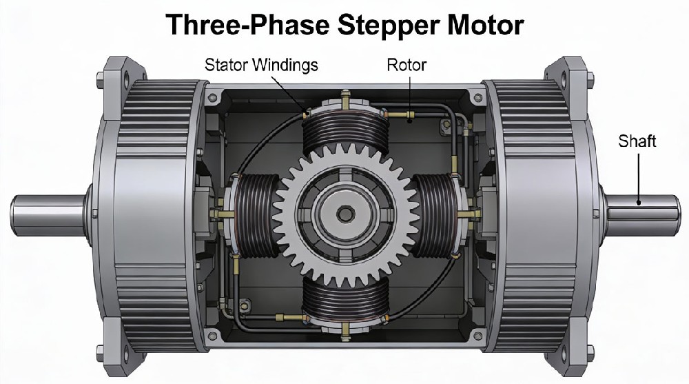Three-Phase Stepper Motor Principle & Advantages | HDBMOTOR