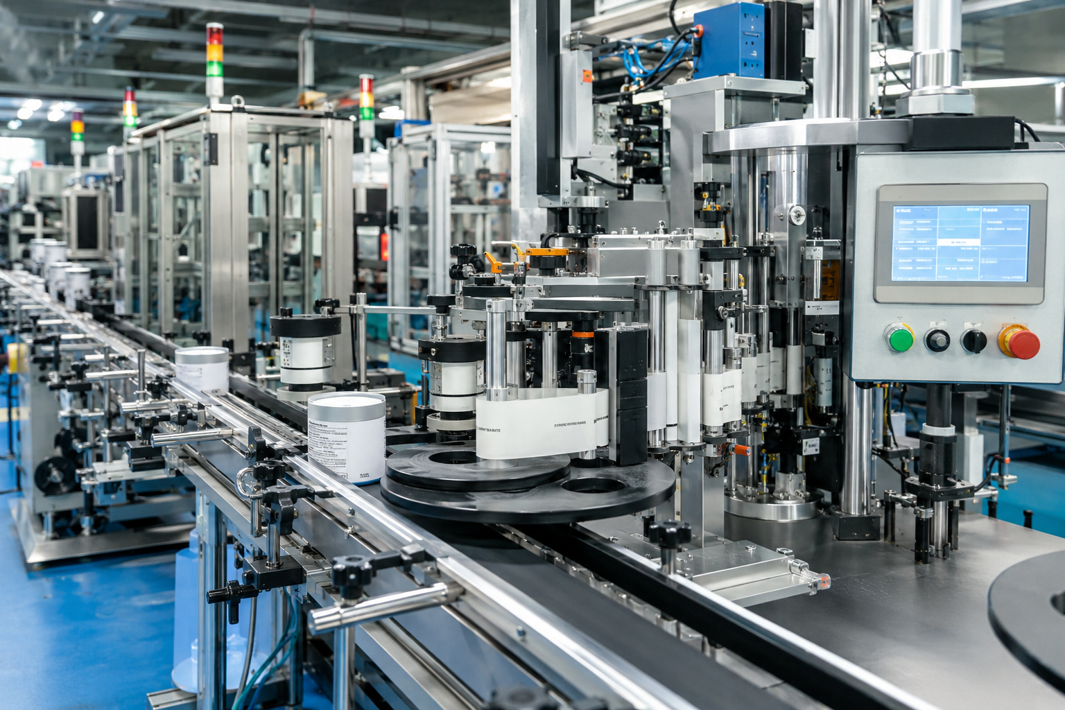 Stepper motor application in industrial packaging and labeling machinery