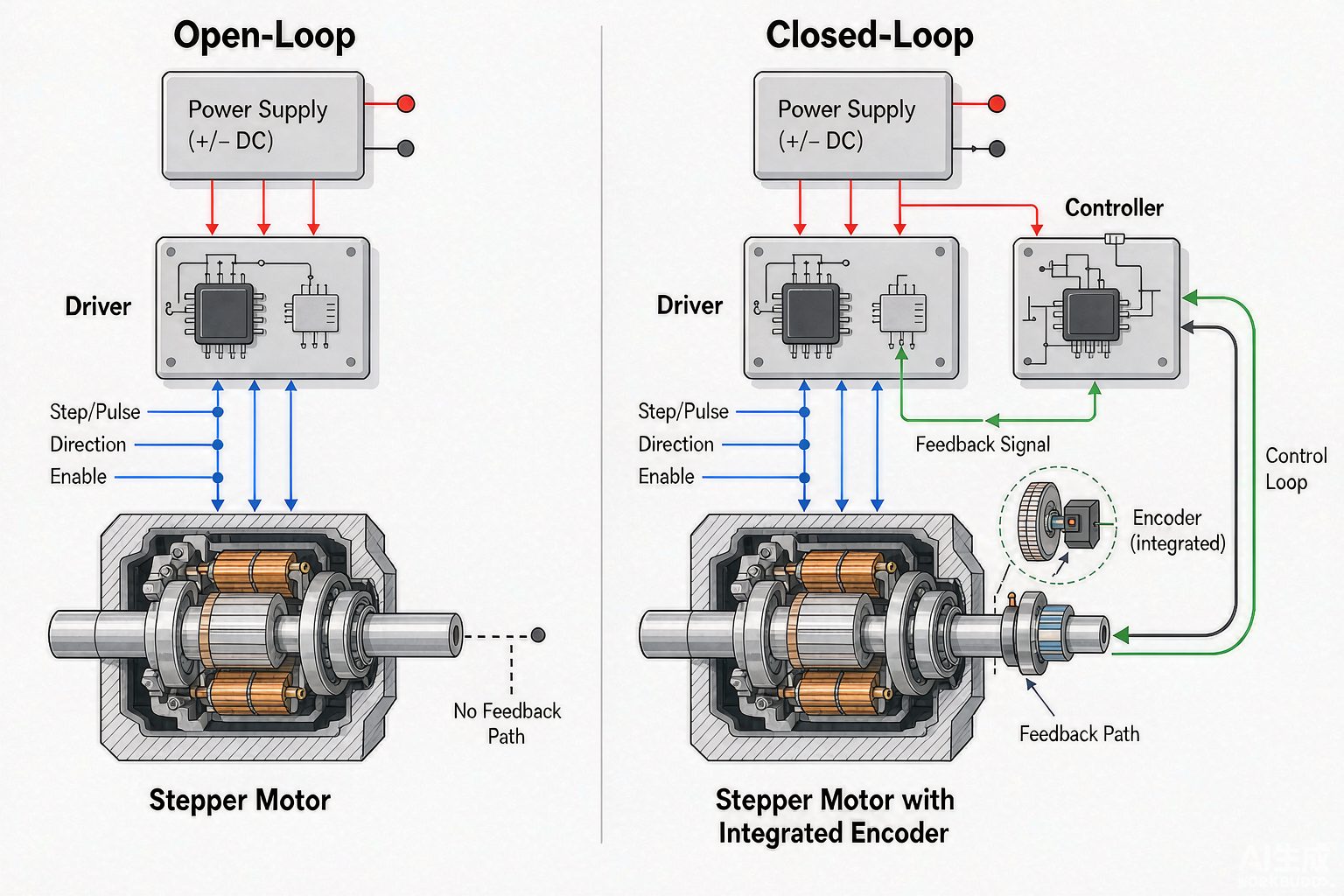 Open-Loop vs Closed-Loop Stepper Motors: Which Should You Choose?